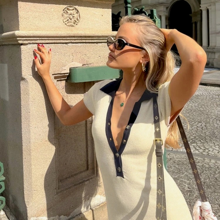 Arena Contrast Dress