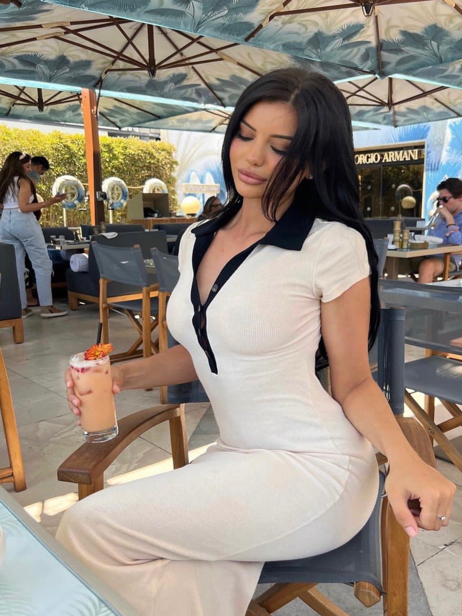 Arena Contrast Dress