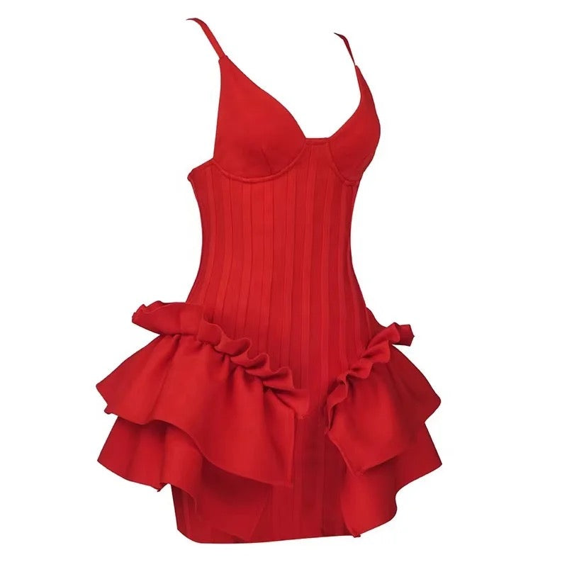 Marilyn Mini Dress | Red